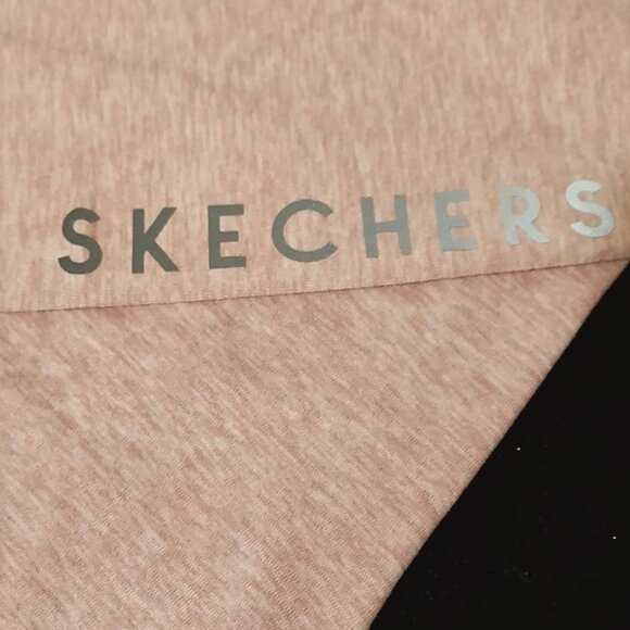 NWTs Skechers Los Angeles Activewear Pink/Lilac Long Sleeve Tee Crew Neck NEW L - Picture 5 of 11